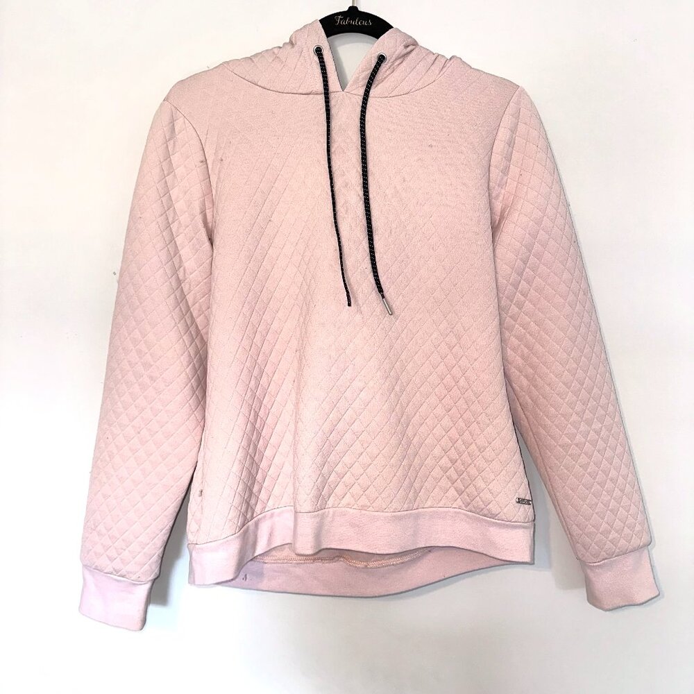 Ivanka Trump pink quilted hoodie, Size L - Picture 1 of 12
